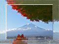 「紅葉彩る富士山」の高画質デスクトップ壁紙