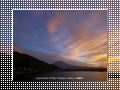 「夕焼けの富士山」の高画質デスクトップ壁紙