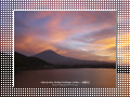 「富士山」の夕焼け風景高画質デスクトップ壁紙