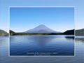 「蒼空の富士山」高画質デスクトップ壁紙